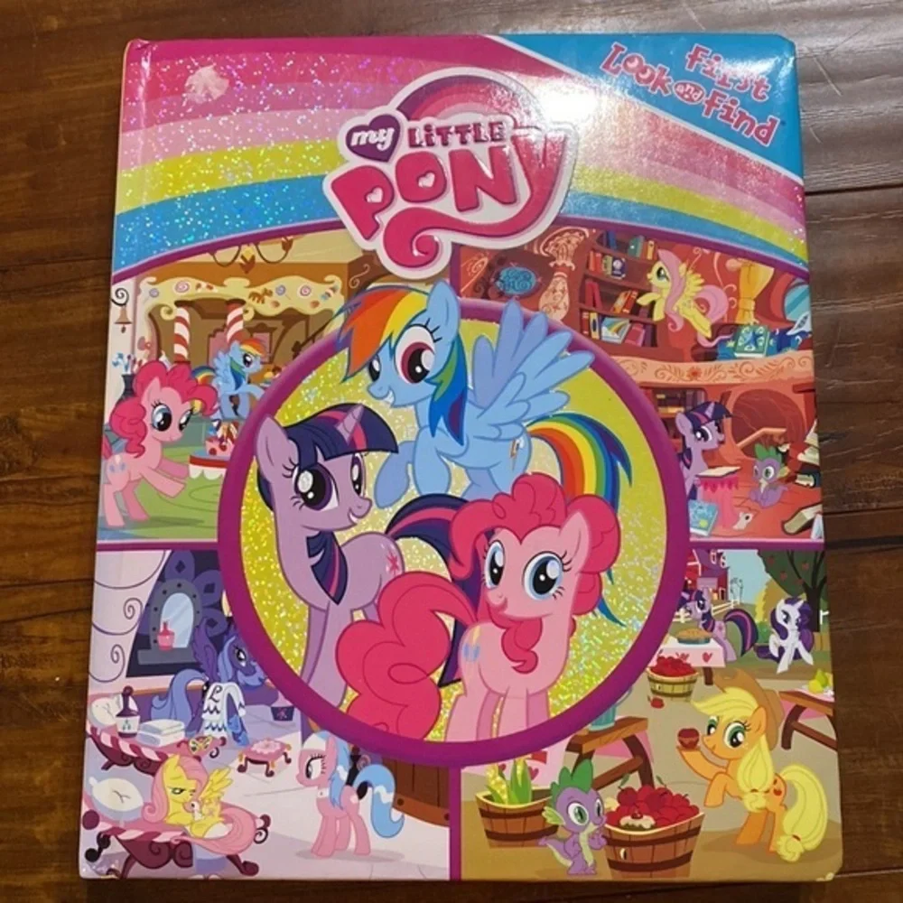 My Little Pony 2 Book Lot Look & Find + G3 Wishes Do Come True 2004